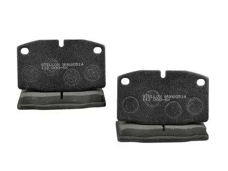Тормозные колодки дисковые передняя ось STELLOX 112 000-SX