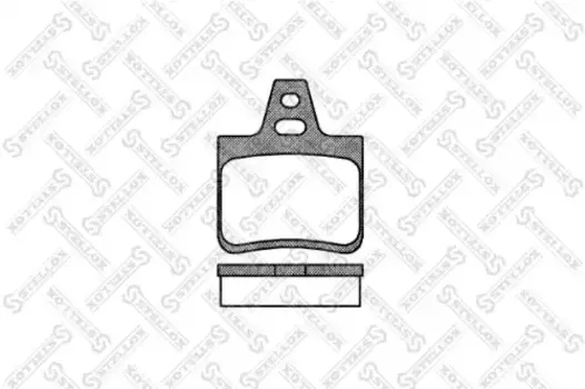 Тормозные колодки дисковые задняя ось STELLOX 113 010-SX
