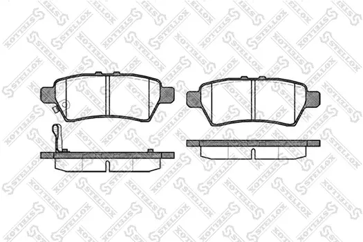 1199 001-SX 1188 01=FDB1882 [44060EB325] !колодки дисковые з.\ Nissan Pathfinder 2.5D 05>