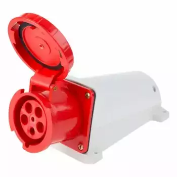 11-8917 Розетка 135 стационарная 3Р+РЕ+N 63А 380В IP67 REXANT