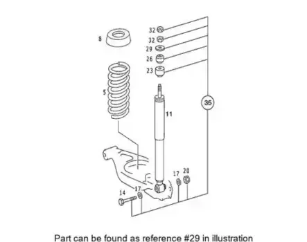 124 990 22 40 Washer ! \MB