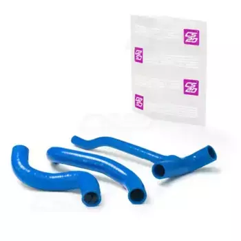13562 Патрубок ВАЗ-2123 радиатора к-т.3шт силикон СИНИЙ CS Profi иу CS20