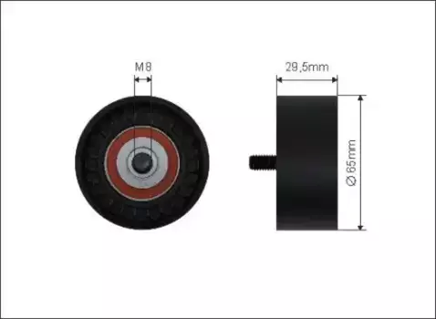 13-98 РОЛИК П/КЛИН. РЕМНЯ MB C(W203), E(W211) 01-09 CAFFARO
