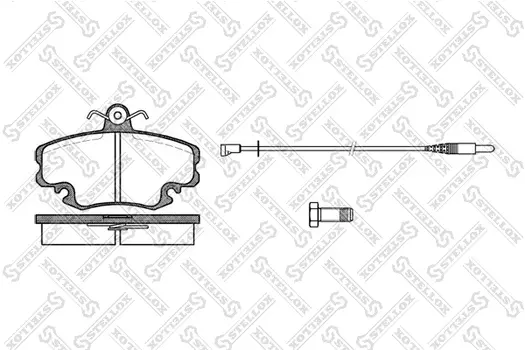 152 002-SX 141 02 !колодки дисковые п.\Renault R19 88-96/Espace 84-92/Megane 1.4-1.9TD 99-02