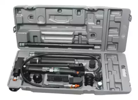 15956 RF71002L ЦИЛИНДР ГИДРАВЛИЧЕСКИЙ ПРЯМОГО ДЕЙСТВИЯ 10Т В КОМПЛЕКТЕ С НАСОСОМ, УДЛИНИТЕЛЯМИ И НАД ROCK FORCE