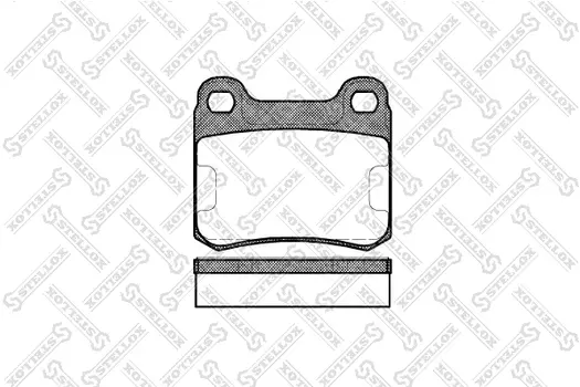 168 010-SX 157 10=FDB979 !колодки дисковые з.\ MB W201 2.3/2.5 16V 84-93/W124 2.0-3.0D/TD 84-93