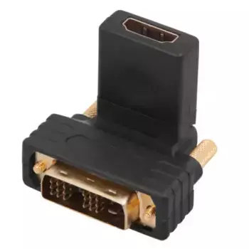 17-6812 Переходник штекер DVI-D - гнездо HDMI, поворотный REXANT
