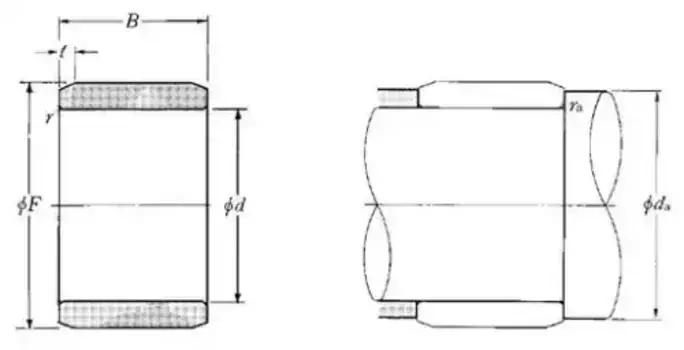 1R40X50X22 1R40X50X22,NTN,Части игольчатых подшипников,D,мм=50,B,мм=40,Вес, кг=0,118,