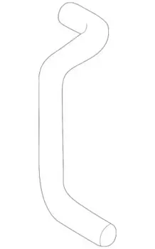 2028321994 Шланг радиатора MB