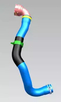 2074089600 ПАТРУБОК РАДИАТОРА ПОДАЮЩИЙ FY11 GEELY