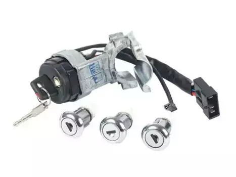 21706105006 Замок зажигания 2170-72 с личинками (иммобилайзер активир) (к-т) (НИКА)