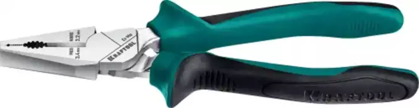 22011-1-18 Z01_KRAFTOOL KraftMax 180 мм, Комбинированные плоскогубцы с эксцентриковым шарниром (2201