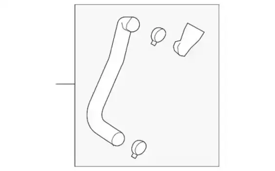 25414S8500 ШЛАНГ СИСТЕМЫ ОХЛАЖДЕНИЯ MOBIS