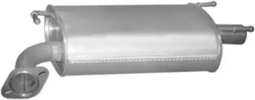 26.295 ГЛУШИТЕЛЬ ЗАДН ЧАСТЬ TOYOTA: CAMRY VI 2.4 16V 07- POLMOSTROW