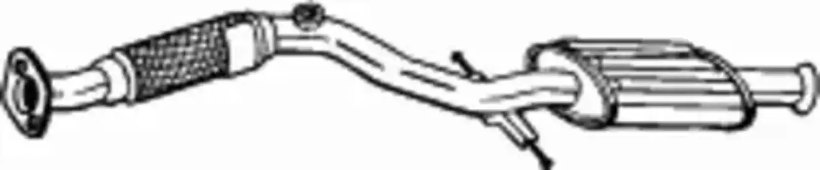 [2861017000] !труба глушителя приемная\ Hyundai Matrix 1.6i 16V 01> 165-295 BOSAL