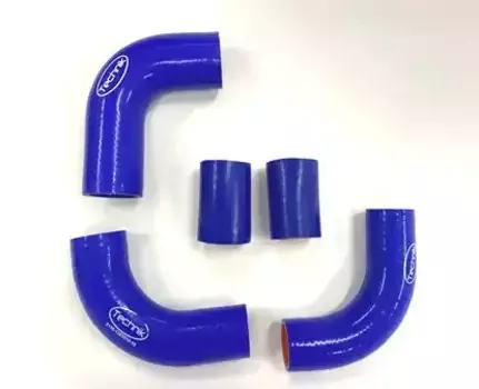 3110-1303000* Патрубок радиатора для а/м ГАЗ 3110 дв.406 (к-кт 5 шт.силикон) TECHNIK