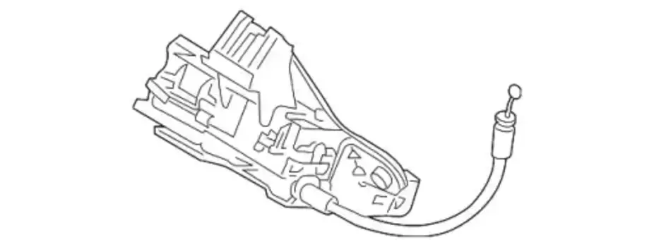 31440244 Замок задней крышки багажника 31440244 VOLVO