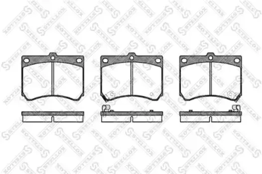 344 002B-SX колодки дисковые п.! с антискр. пл.\ Mazda 323 BG/BA 1.8i 16V/2.0D &4WD 91-98/MX-3 91>