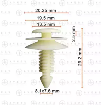 389144S Пистон 389144S AVERS