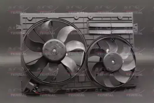 404259 Вентилятор охлаждения Audi A3 03- / Oktavia 04- / Golf 03- / Tiguan 2 вент в сборе TERMAL