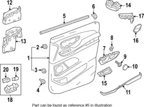 447 720 02 24 НАКЛАДКА ДВЕРИ MB