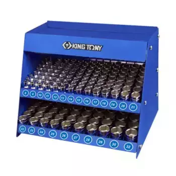 4572SR KING TONY Стенд с торцевыми головками 1/2', 5/16'-1&1/4', серия 4335S, 136 предметов