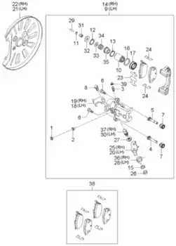 5816528300 БОЛТ M6 HYUNDAI