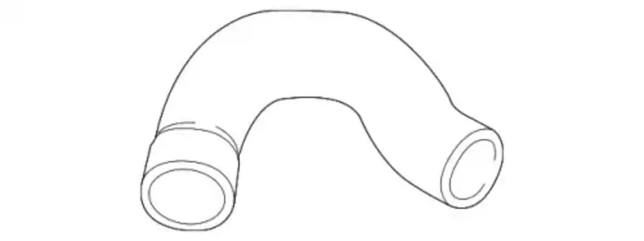 5QF145834 Патрубок интеркуллера VAG