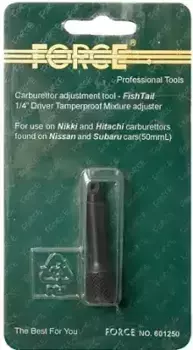 601250 601250 1/4 Отвертка-насадка д/регулир. смесеобразования L50мм FORCE ,