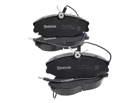 Тормозные колодки дисковые передняя ось STELLOX 615 004B-SX