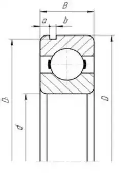 6306N ПОДШИПНИК ШАРИКОВЫЙ РАДИАЛЬНЫЙ ОДНОРЯДНЫЙ KOYO 6306N 30X72X19