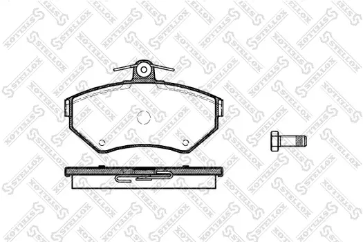 642 000B-SX колодки дисковые п.!\ VW Caddy/Polo, Seat Toledo/Ibiza 1.4-1.9TDi/2.0 91-05