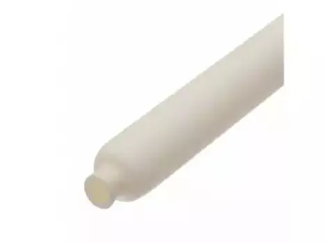 67239 КВТ ТТК 6/2 белая термоусадочная трубка с клеем, 1 м.