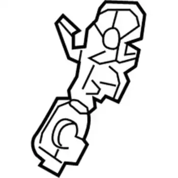 814102E010 ЗАМОК ДВЕРИ, СТАЛЬ MOBIS