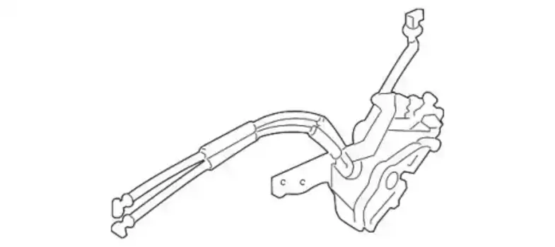 814103X010 Замок задней двеpи лев MOBIS