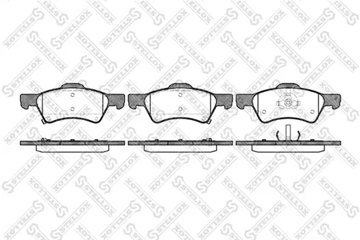 821 002B-SX колодки дисковые п.! \ Chrysler Voyager, Dodge Caravan 2.4i-3.8i/2.5CRDi 00> диск 16'