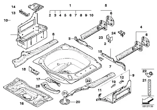 83192158654 Кузовной клей K5 ! \BMW 1' E81, E82, E87, LCI, E88, F20, F21, F40, F52, 2' F22, F23, F45