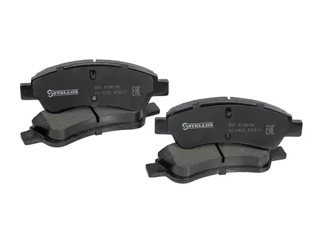 Тормозные колодки дисковые передняя ось STELLOX 851 010B-SX