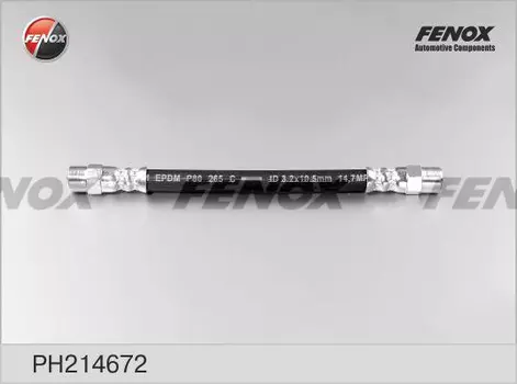 854709=43.21109 [171611775] !шланг торм. зад.\ VW Golf/Passat/T4 1.0-2.5TDi 80> L=185 PH214672 FENOX