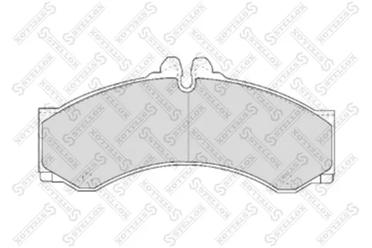Тормозные колодки дисковые передняя ось STELLOX 85-01415-SX