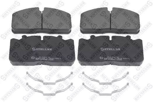Тормозные колодки дисковые передняя ось STELLOX 85-01416-SX