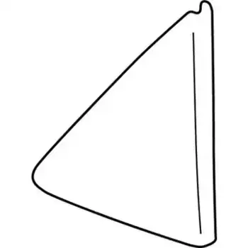 876613C000 КРЫШКА ВНУТРЕННЯЯ (ТРЕУГОЛЬНИК) ЗЕРКАЛА ПРАВОГО MOBIS