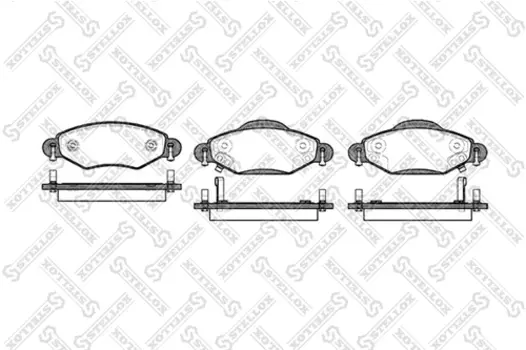 989 002-SX 978 02=FDB1513 !колодки дисковые п.\ Toyota Yaris/Verso 1.3/1.5 WT-i/1.4D 01>