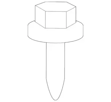 A1639900136 MERCEDES ВИНТ КРЕПЛЕНИЯ ПЛАСТИКА MB