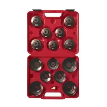 A85346S Набор съемников масляного фильтра тип 'чашка' (65-100 мм) 15 пр. в кейсе AVS FWCS-15, шт