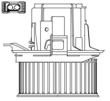 Вентилятор отопителя LUZAR LFH 1556