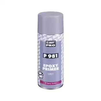 аэрозольный грунт! BODY PRO P981 EPOXY PRIMER 1K сер. 0,4 л быстросохнущ 1К эпокс грунт\ 510.07.0007.0
