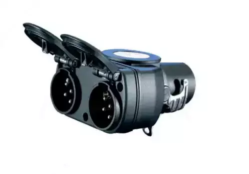 адаптер (пластиковый корпус) !24V два выхода 15полюсов - 2x7 полюсов \ A10064 VIGNAL