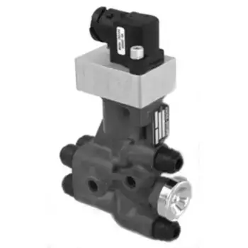 AE1141-Pnevmo кран пневматический подъема оси С СОЛЕНОИДОМ !8x1.0 DIN72585-A1-2.1\Schmitz K015384N00 KNORR