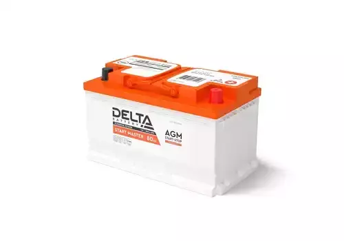 Аккумулятор DELTA BATTERY 3401010420002 80 Ач 800 А 315x175x190 мм 0 (-+) обратная